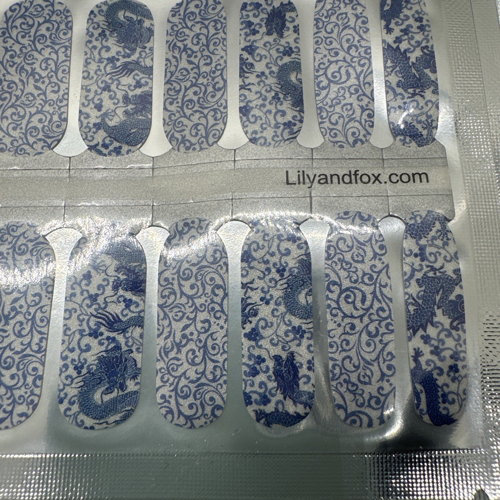 1 Bundle Of Lily And Fox Nail Wraps Stickers Art 10 Packs Of 16 Each NEW Sealed