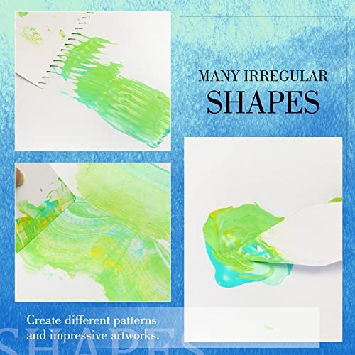 30 Pcs Acrylic Pouring Swipe Painting Tools Supplies Acrylic Pouring Tools