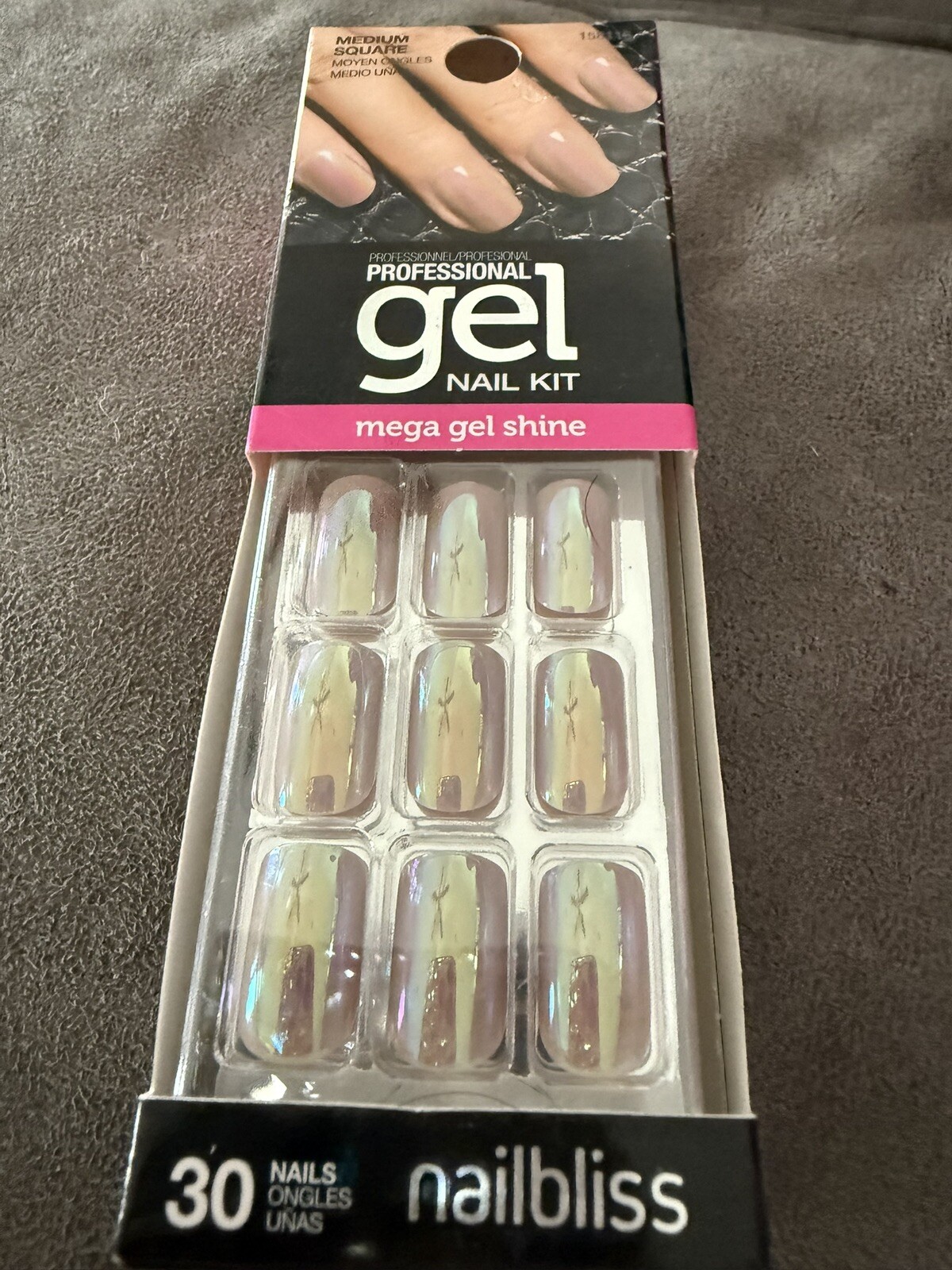 Nail Bliss Salon Gel Nails Long Artificial Press-On Nails