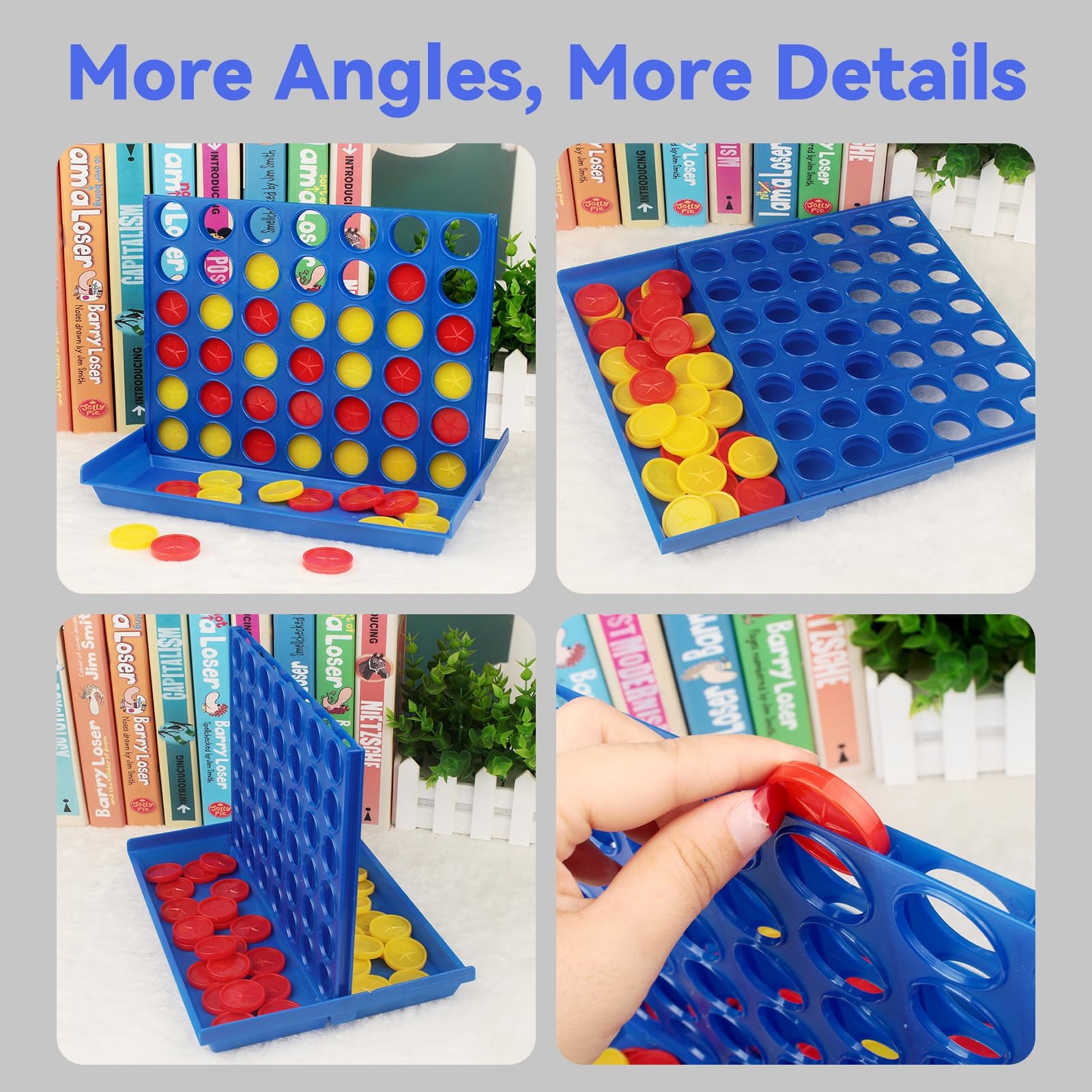 Pup Go Standard Size 4 in a Row 25cm x 18cm x 3.5cm (folded),