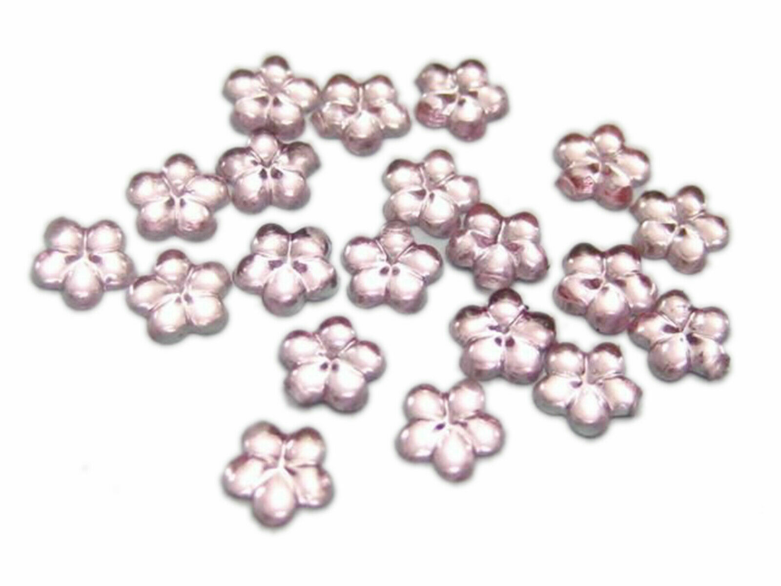 1000 Acrylic FlatBack Mini Flower Rhinestones Gems 4mm Nail Art Tips