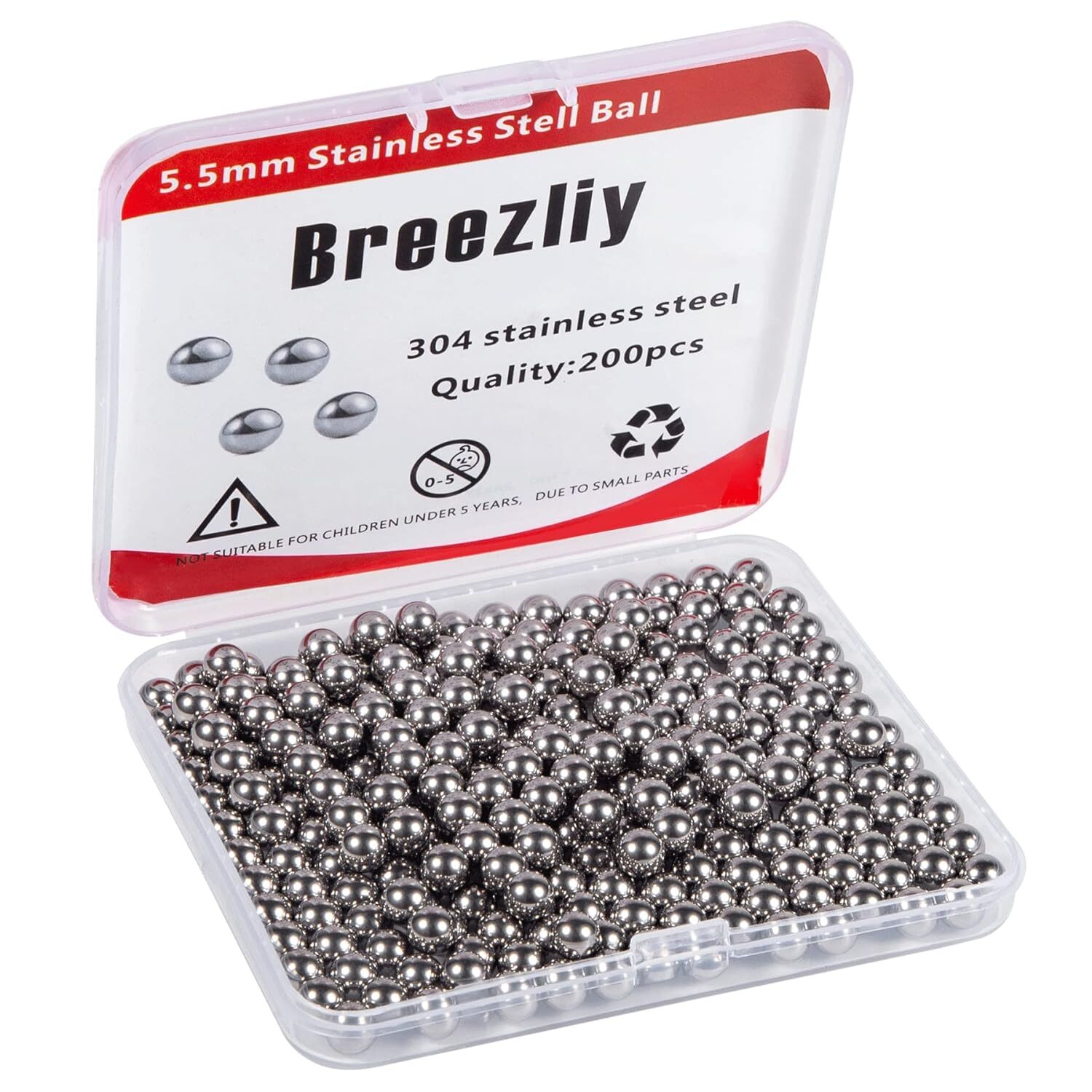 200 pcs Paint Mixing Balls Stainless Steel Mixing Agitator Balls for Mixing M…