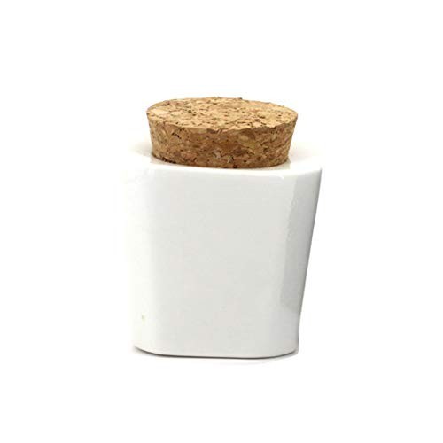Porcelain Nail Art Dappen Dish Acrylic Liquid Powder Mini with Wooden Lid Anti