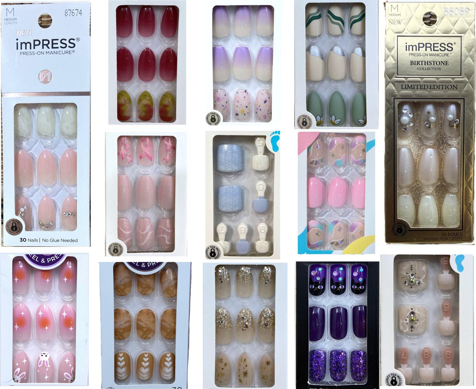 Kiss imPress Pure Fit nails. Choose your colors & designs