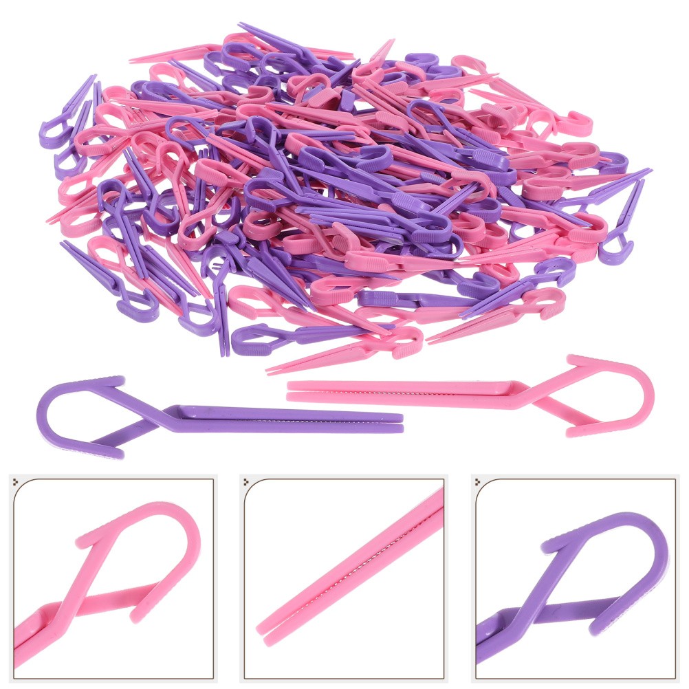 160 Pcs Nail Extension Clamps for Gel Nails Finger Builder Tips Clip