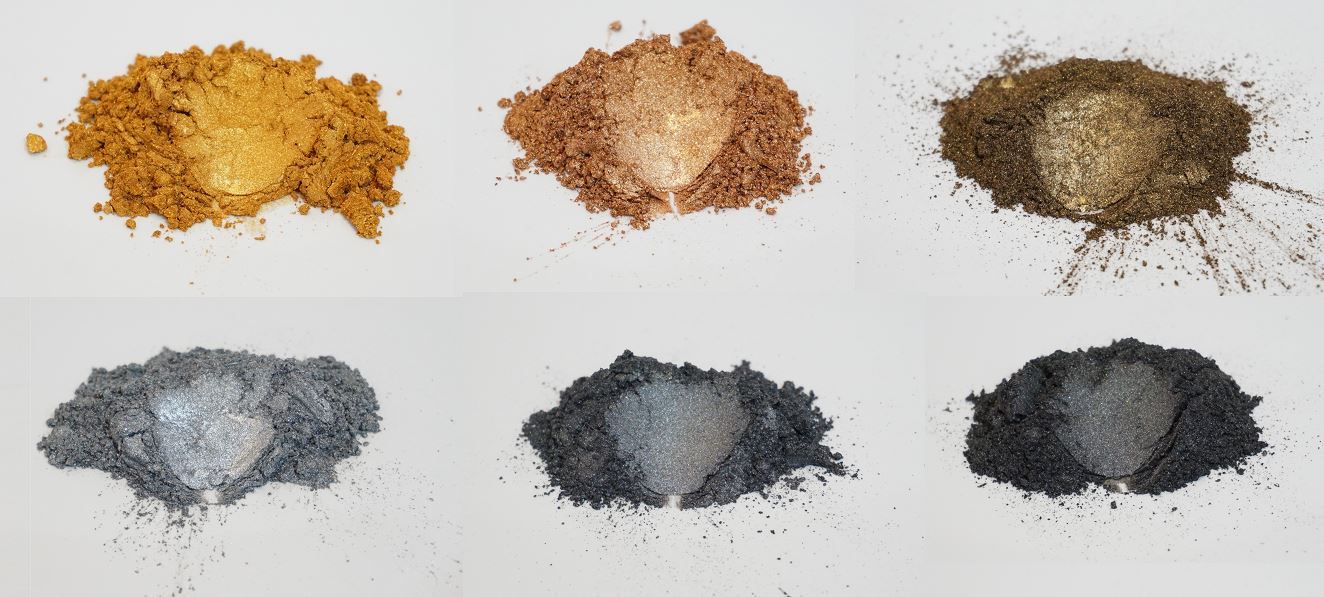 METALLIC METAL SERIES 5g PEARL POWDER PIGMENT NAIL ART PAINT MICA SHIMMER UK