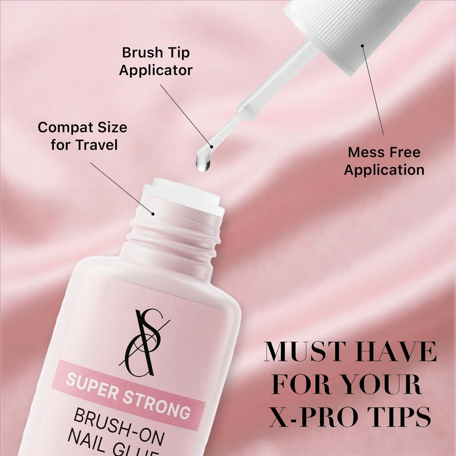 Cosmetics Super Strong Nail Glue for Press-On Nails