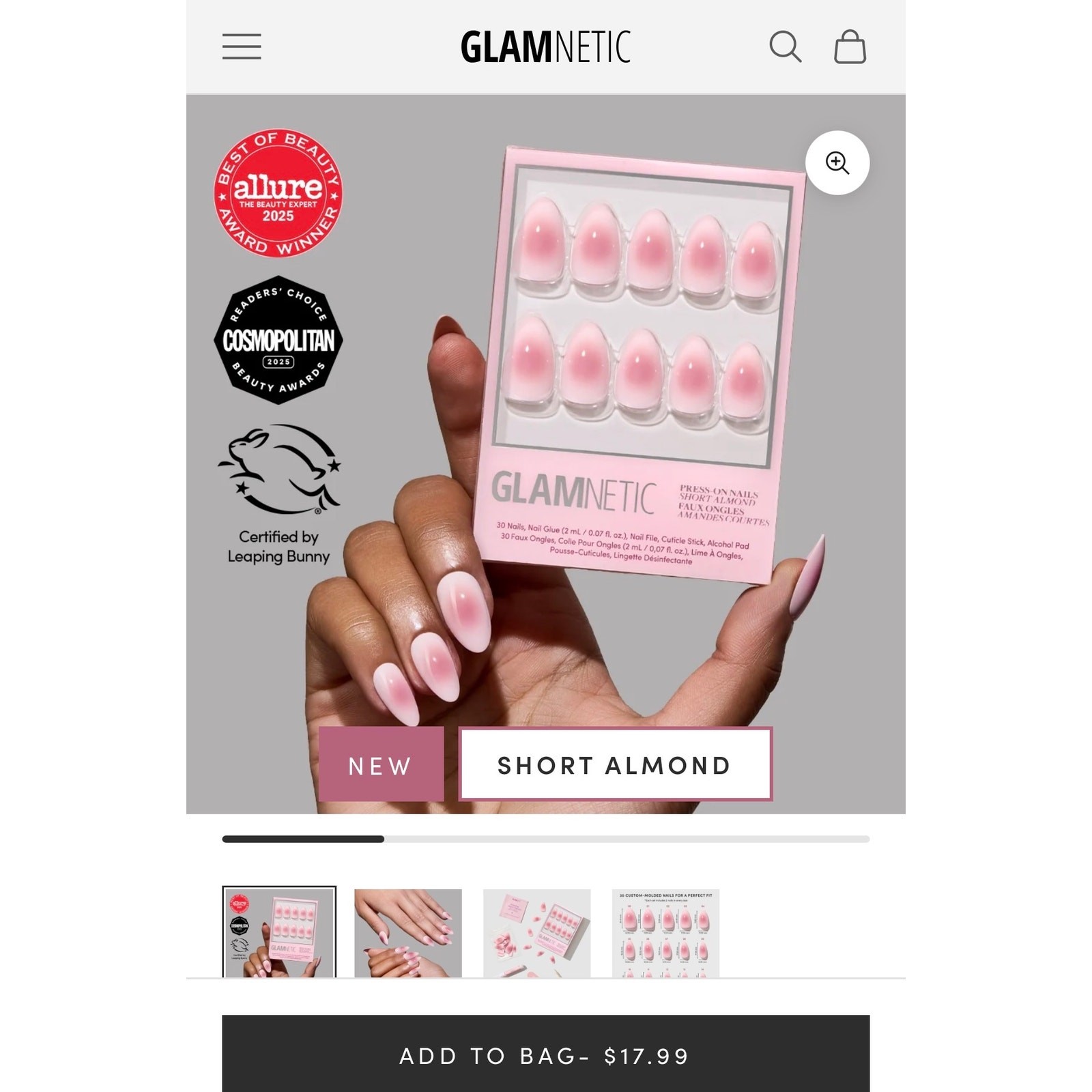 New Glamnetic release – gems collection – pink petalite