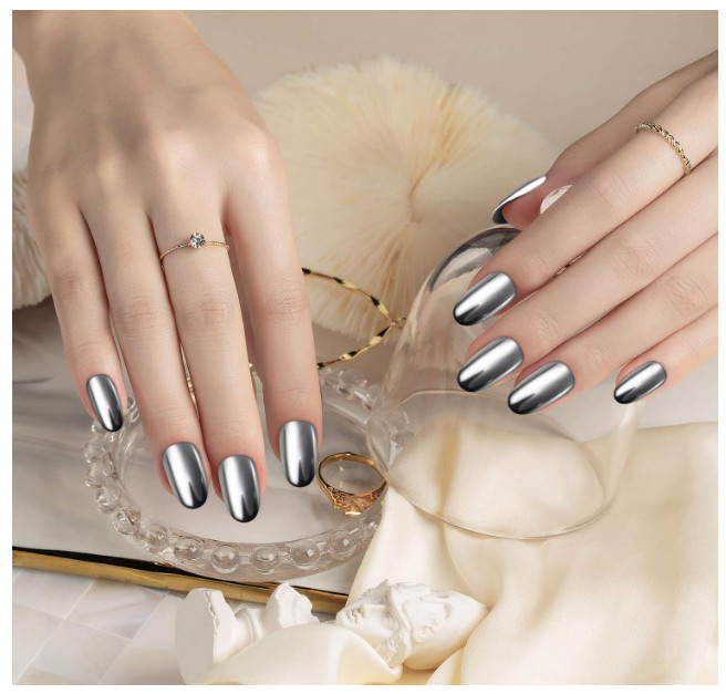 Artdone 36 Colors Chrome Nail Powder Nail Art Metallic Mirror Effect New
