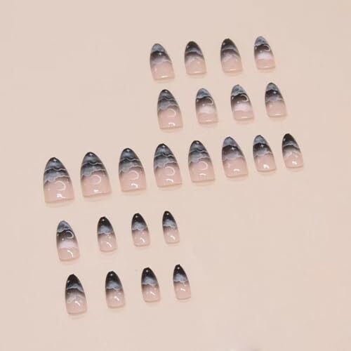 Halloween Press on Nails Medium Almond Fake Nails 1 Fl Oz (Pack of 1) Style09