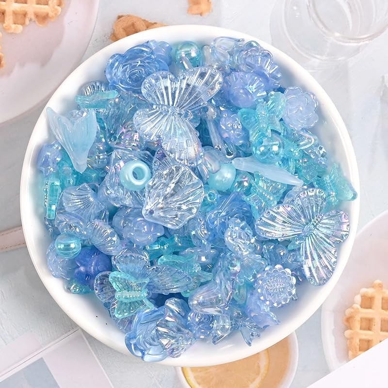 150 Pieces 3D Resin ABS Colorful Rose Flower Bows Butterfly Charms with Flatback