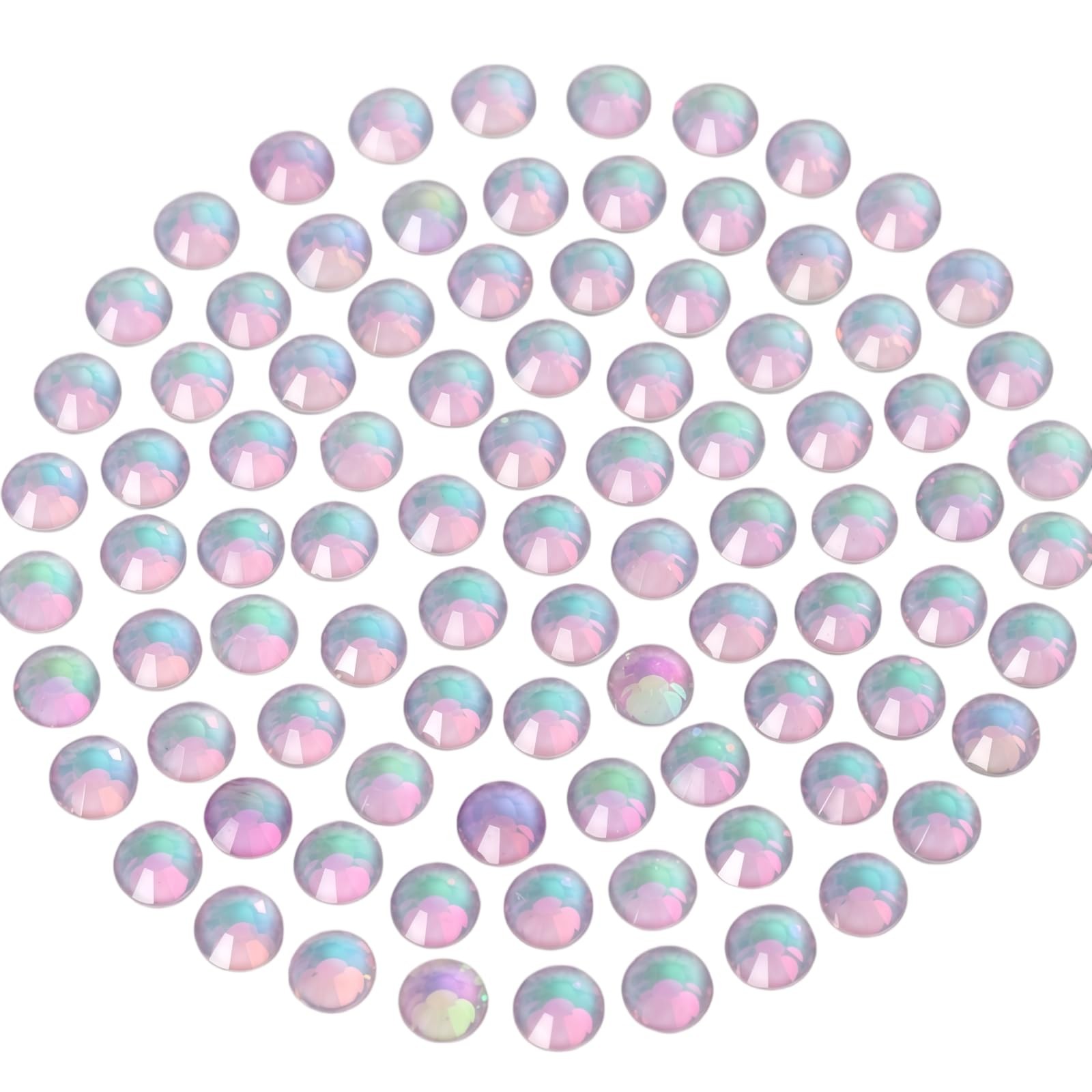 Diamonland Flatback Glass Crystal Rhinestones Rounds Gems for Bedazzling Nail…
