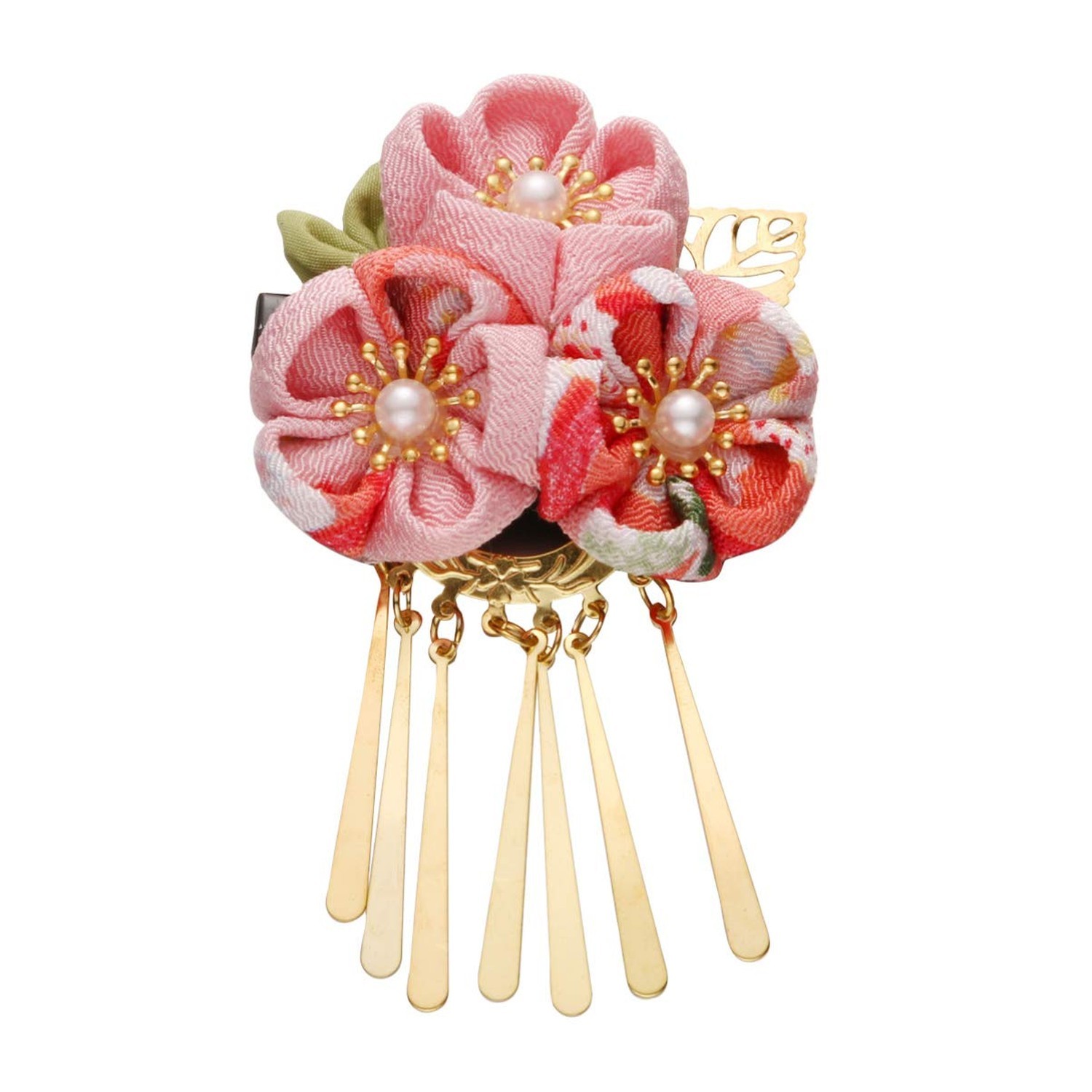 Lurrose Hair Clip, Japanese Kimono Flower Design, for Women Girls, Hair Acces…