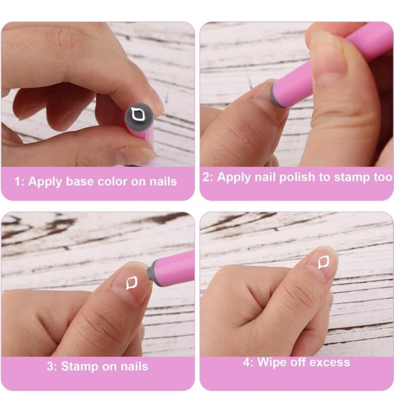 10/15/20 PCS DIY Nail Nail Art Stamp Pen Set Art Dotting Tools for Girls Women