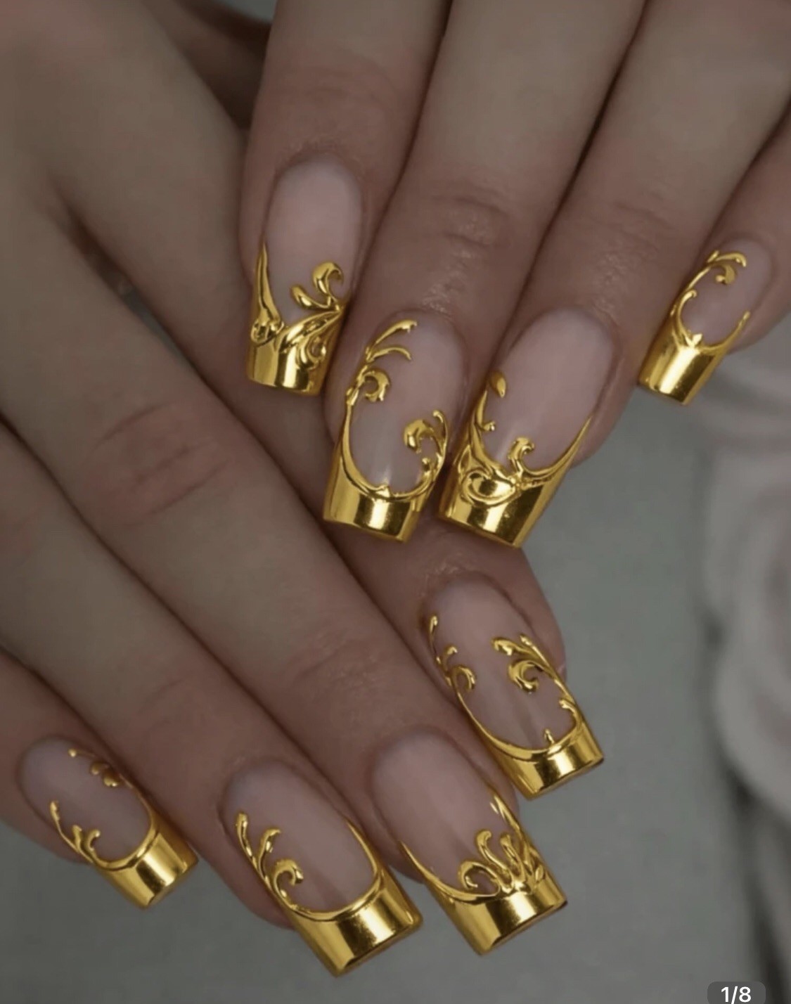 Custom Gel Press on Nails 20pc set Nails Design