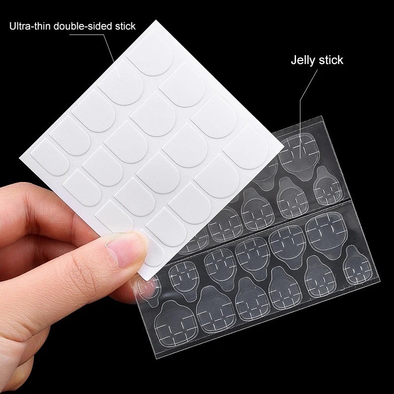 240PCS Adhesive Tabs Double-Sided Stickers for False Fake Nail Tip Glue Tape GB2