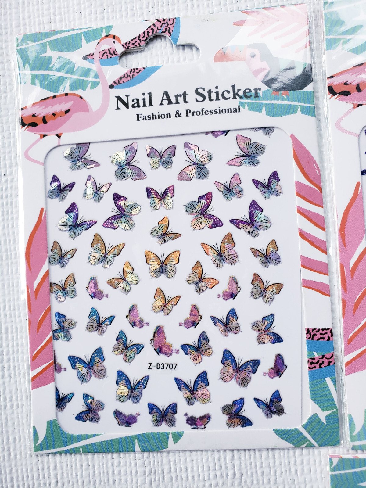 3D Butterfly Nail Stickers Art DIY Designs Decor Waterproof Decal Manicure US