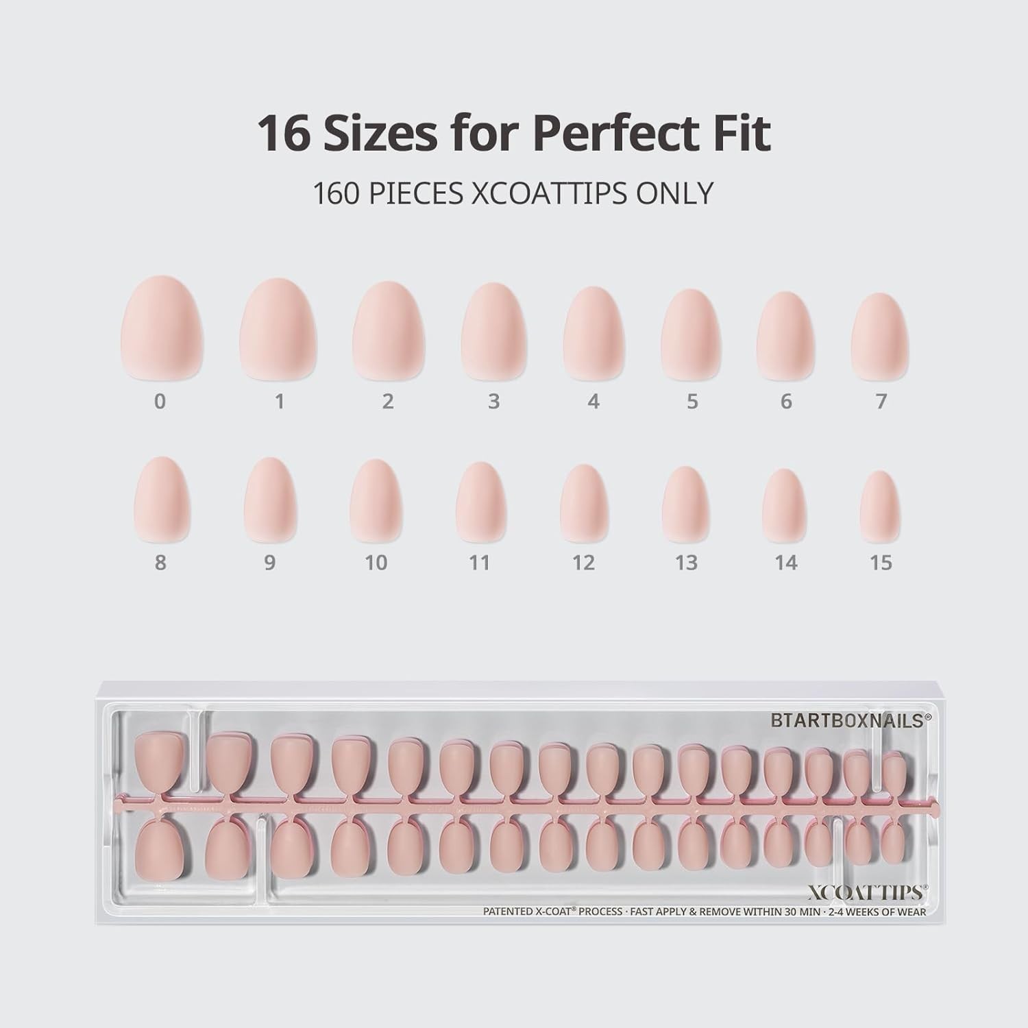 5 New BTARTBOX Press On Nails, Almond, Various Colors See Photos