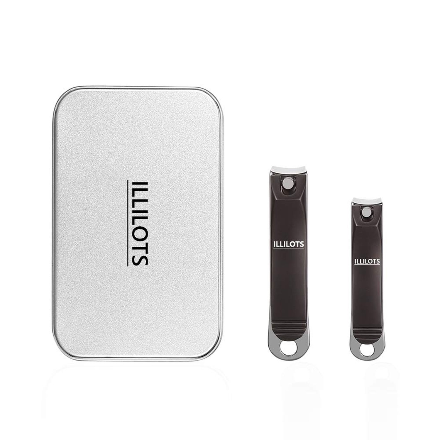 Nail Clippers Set with Build-in Nail File, Durable Sharp Zinc Alloy Fingernai…