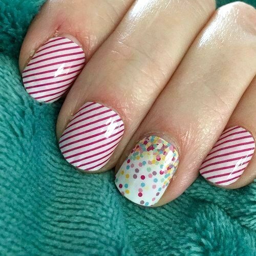 Jamberry Nail Wraps ~ HALF SHEET ~ HAPPY BIRTHDAY Spring Celebration