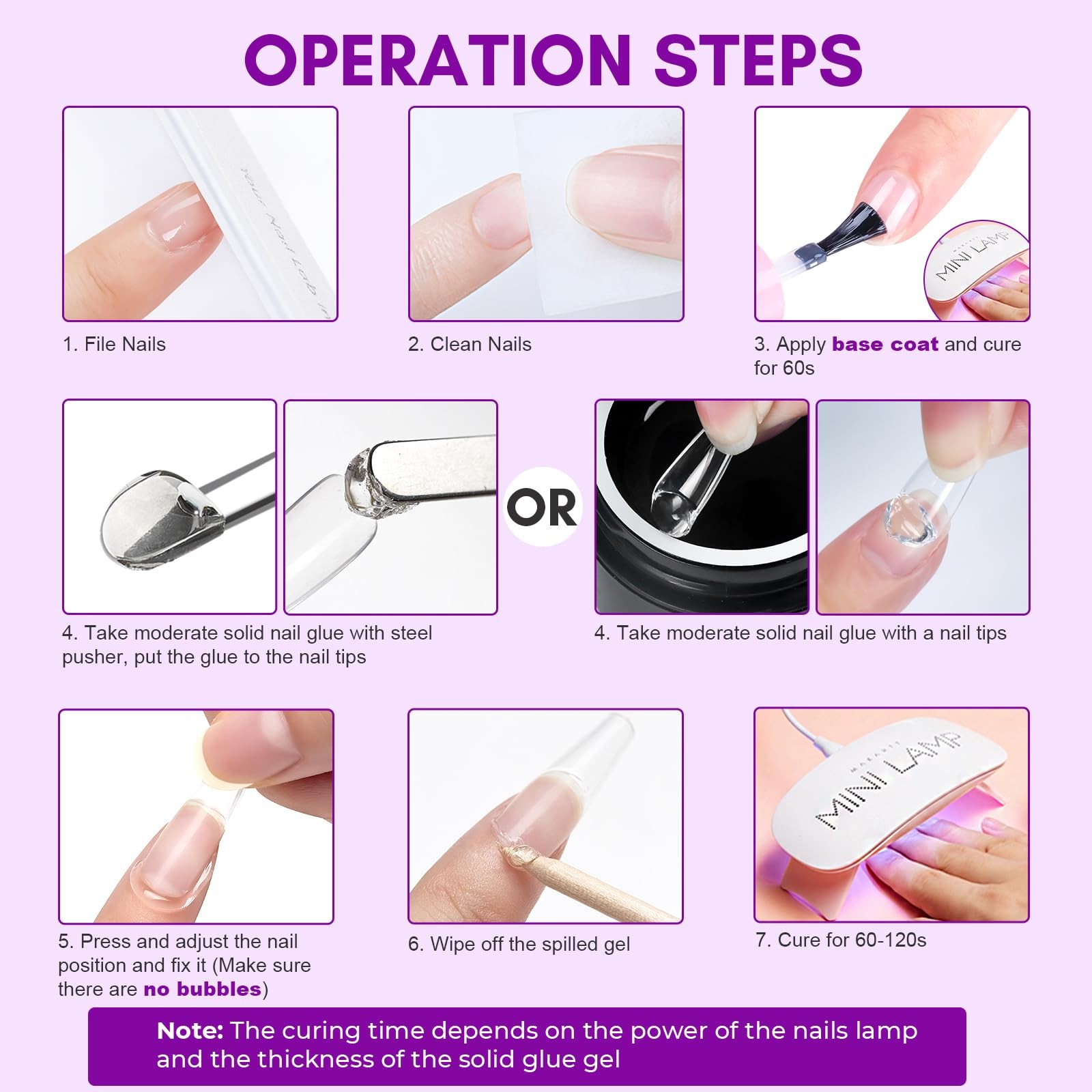 Makartt Solid Nail Glue Gel Extra Strong Gel Nail Glue for Press On Nails Fa…