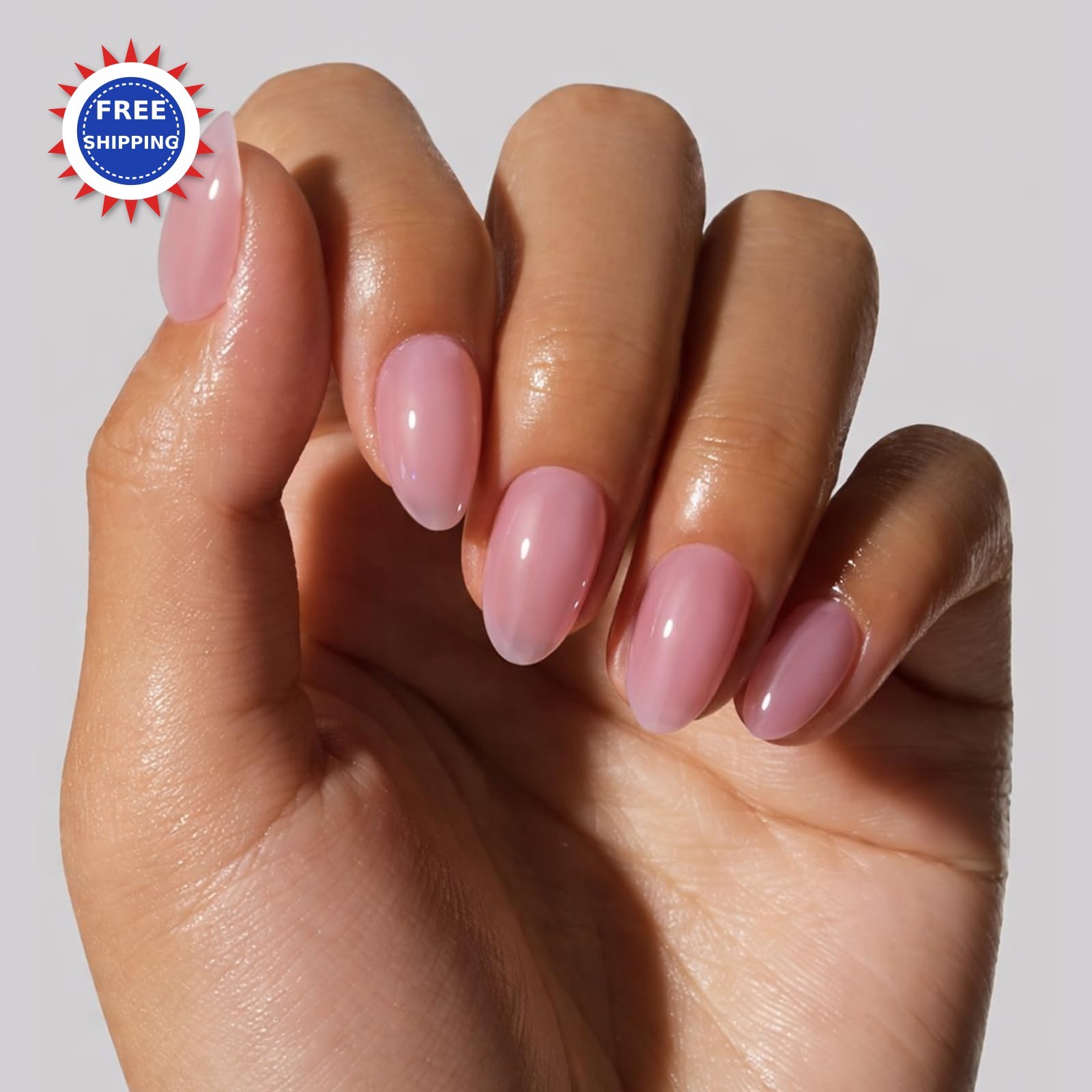Nail Tips Acrylic Almond Short Pre Built Apex 00-14 Beetles Tipex Lite