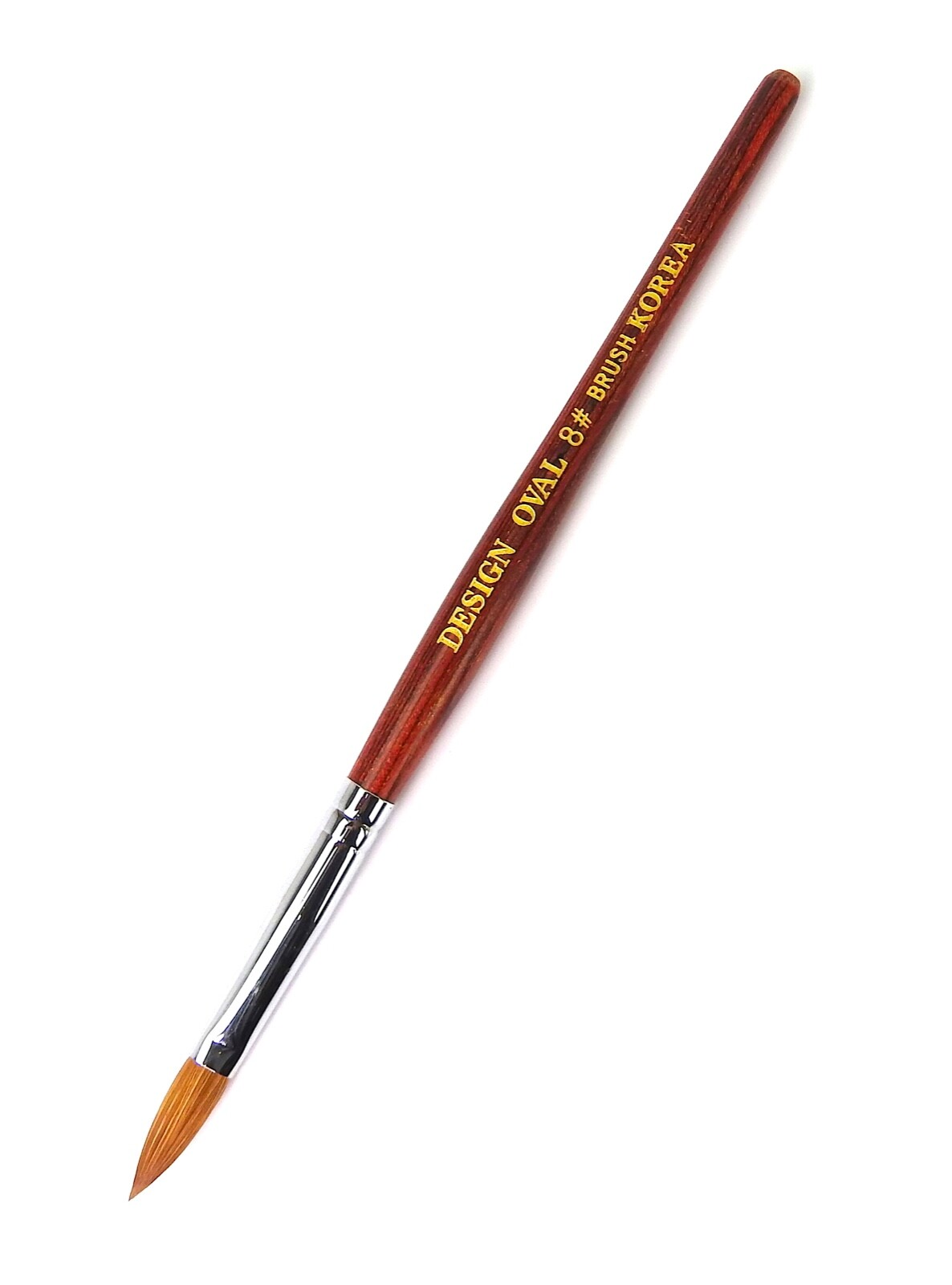 Kolinsky Acrylic Nail Brush Round Wood Handle #8