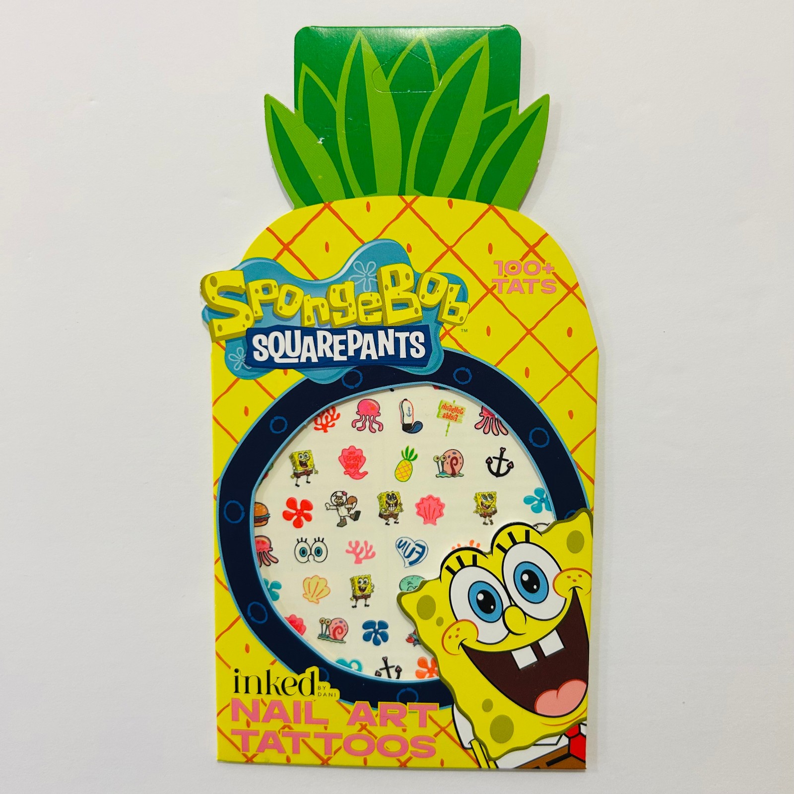 SPONGEBOB SQUAREPANTS INKED by Dani Nail Art Tattoos 1 pk 100+ pcs