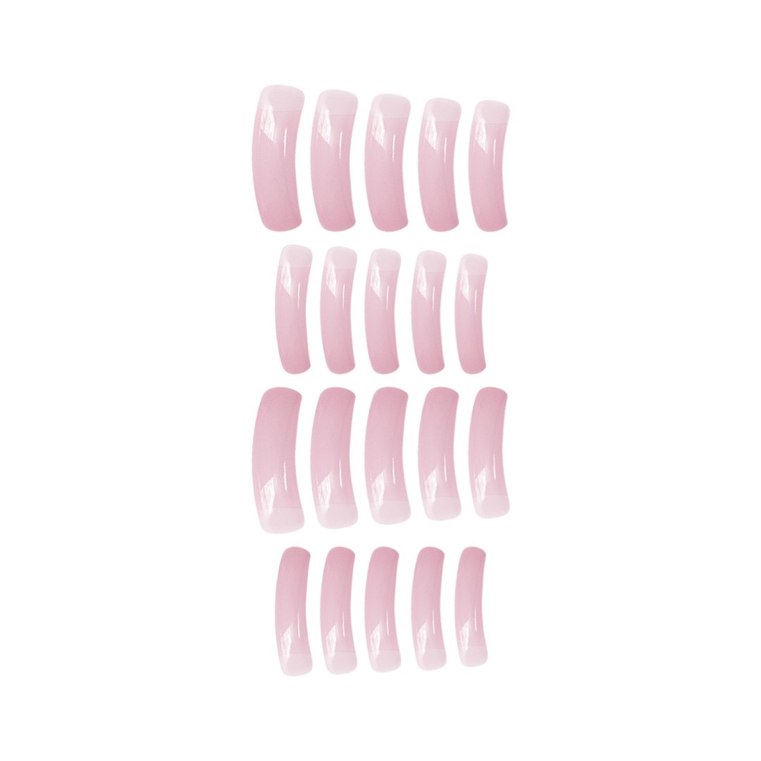 Nude Pink Gradient Press On Nails Ins Style Wholesale From Factory