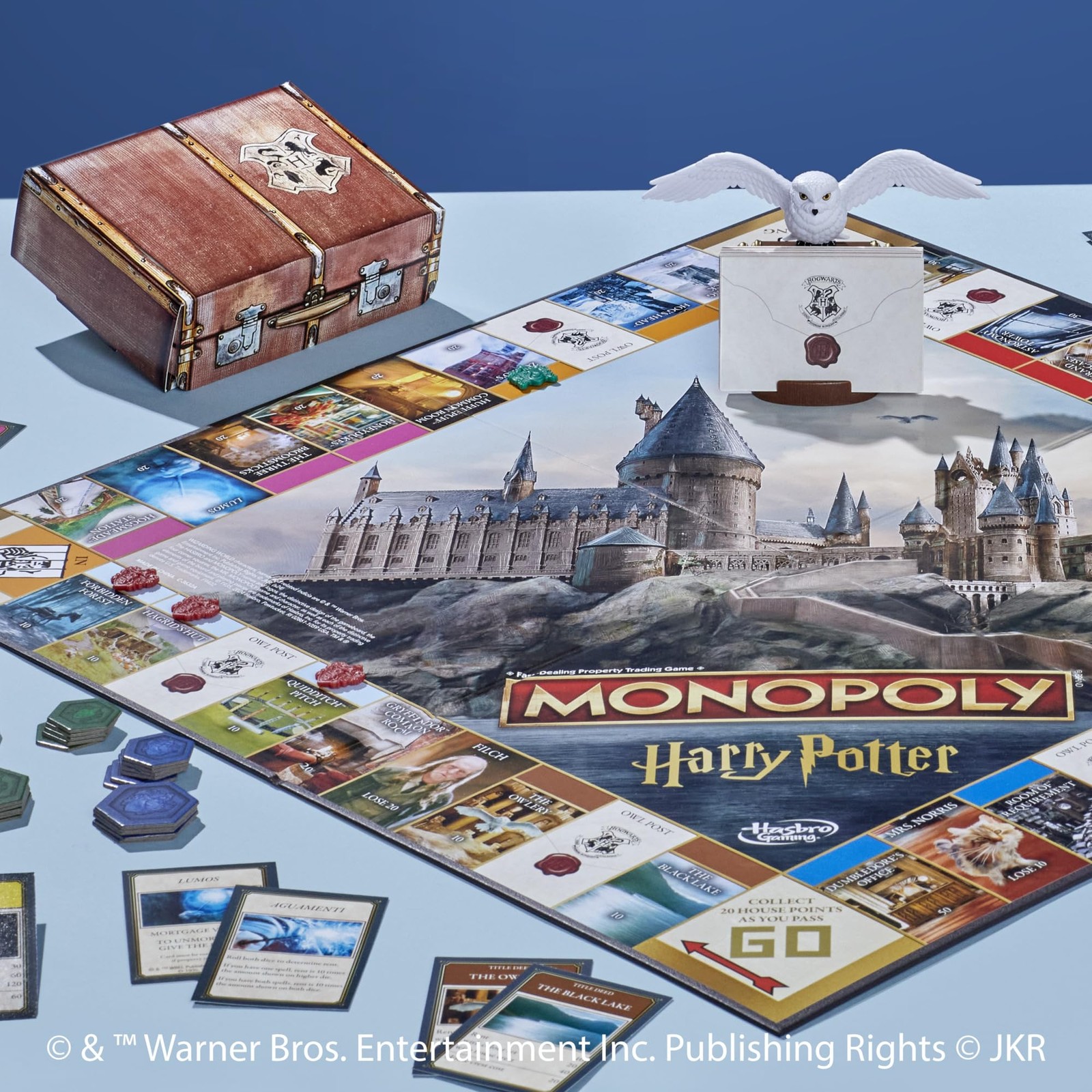 Hasbro Gaming Monopoly Harry Potter 29.2 x x 0.1 cm, Blue and Yellow