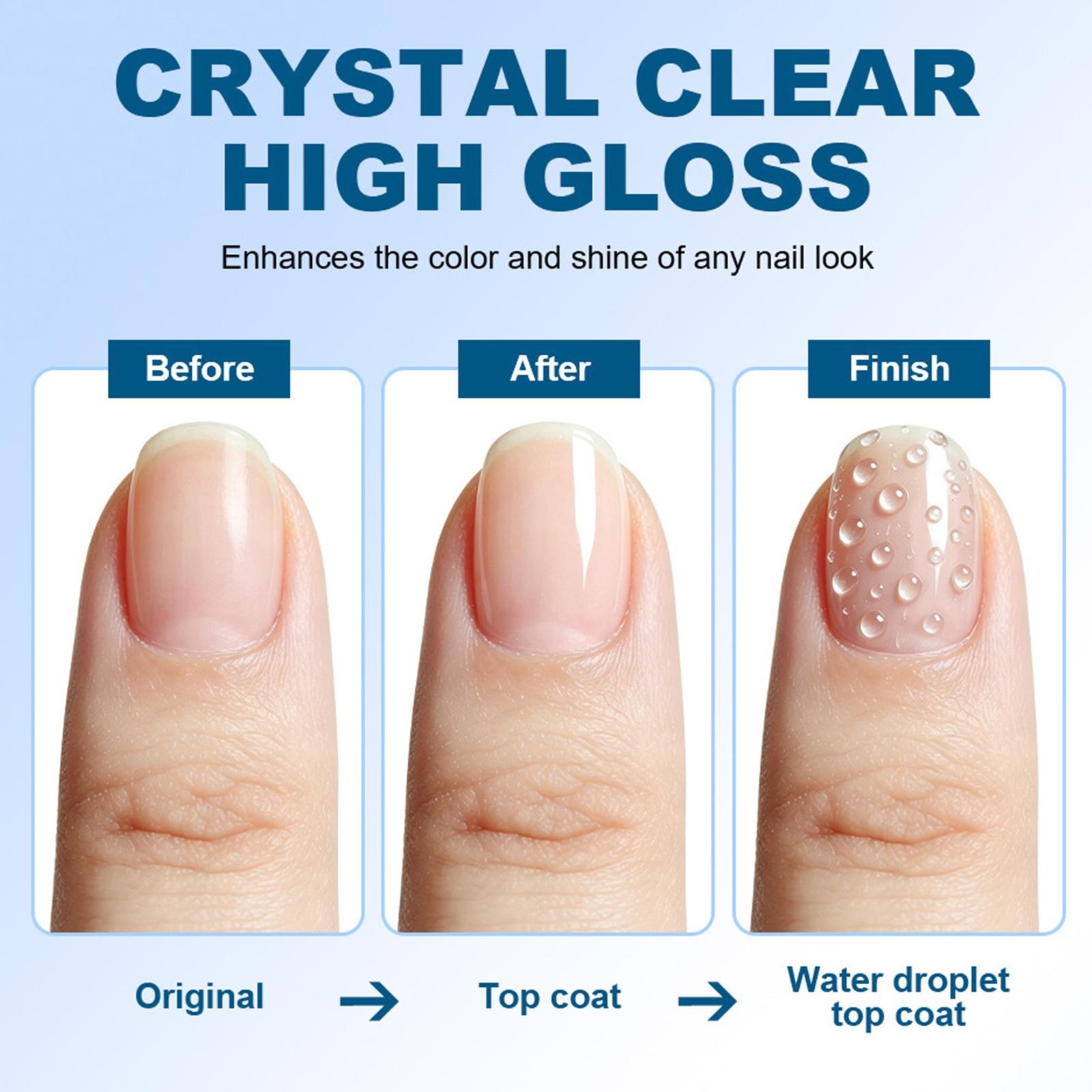 Water Droplet Top Coat Water Drop Gel Nail Polish Clear Sculpting Gel Nail Art