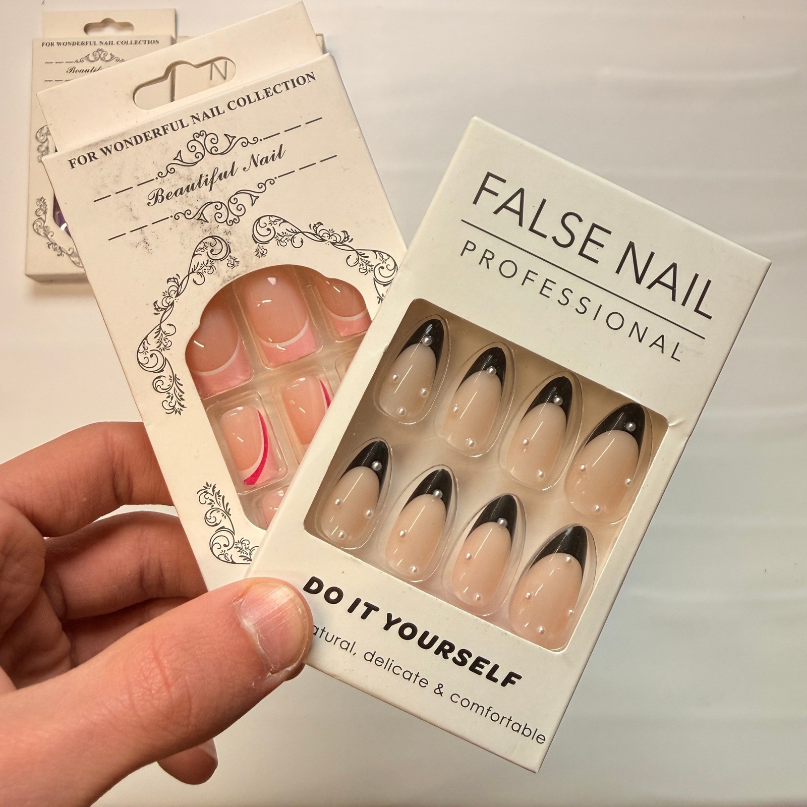 Lot of 10 Pack of 24 New False Press On Nails Assorted Designs and Colors №N3