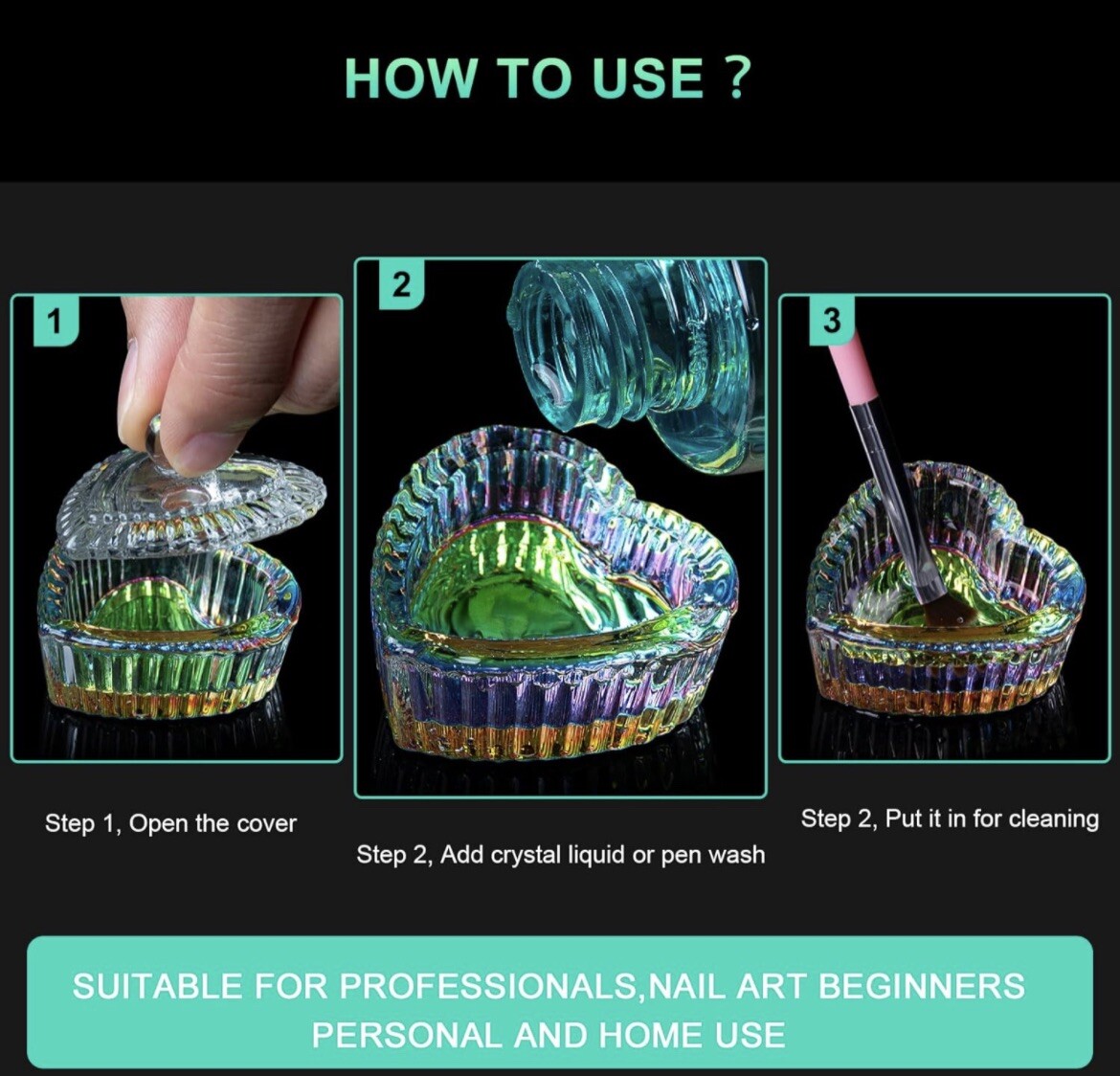 Glam Up Your Manicures & Acrylic Sets with Extraordinary Crystal Nail Dishes!