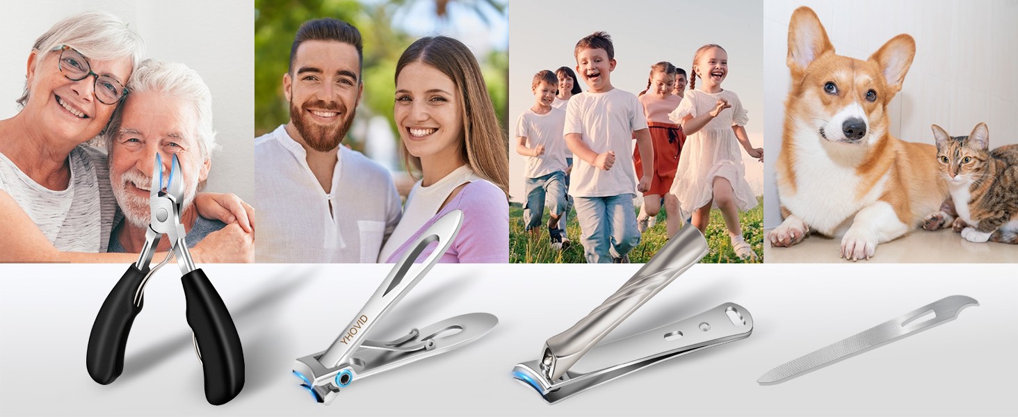 Toe Nail Clippers for Men, Toenail Clippers for Thi Nails for Seniors,