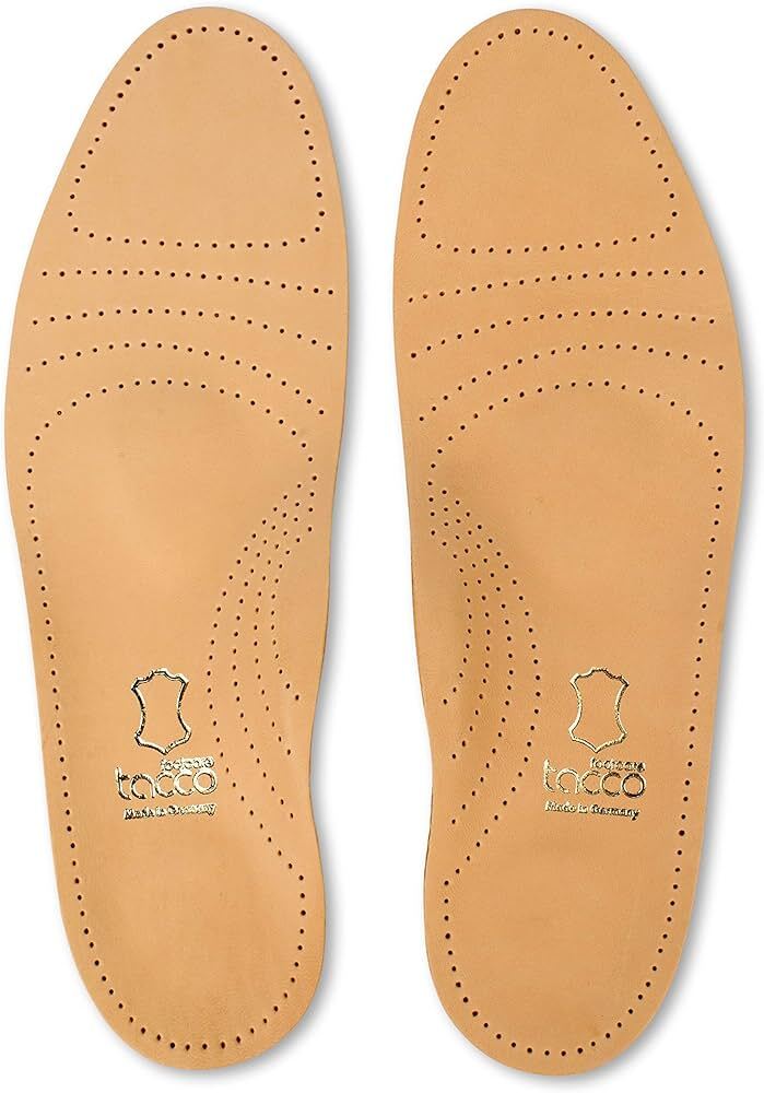 Tacco 694 Deluxe Orthotic Comfort Leather Full Insoles ALL sizes Made in Germany