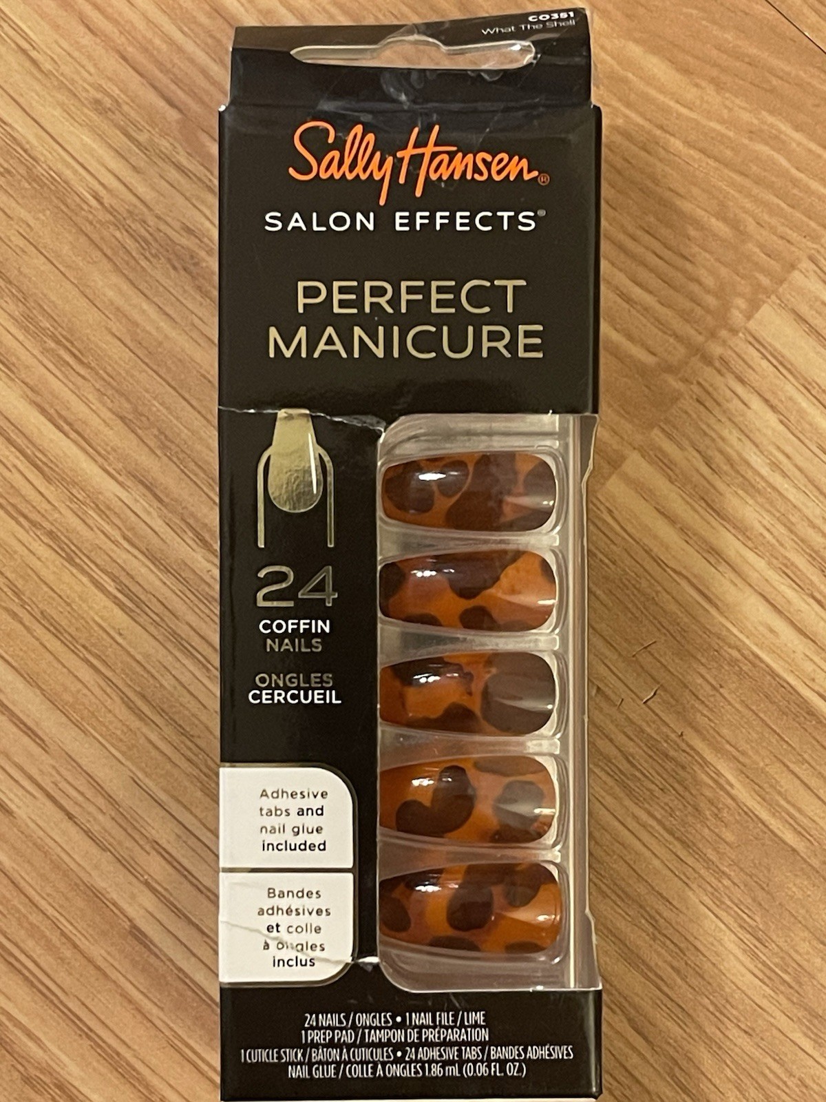 Sally Hansen Salon Effects Perfect Manicure Press on Nail CO351 WHAT THE SHELL