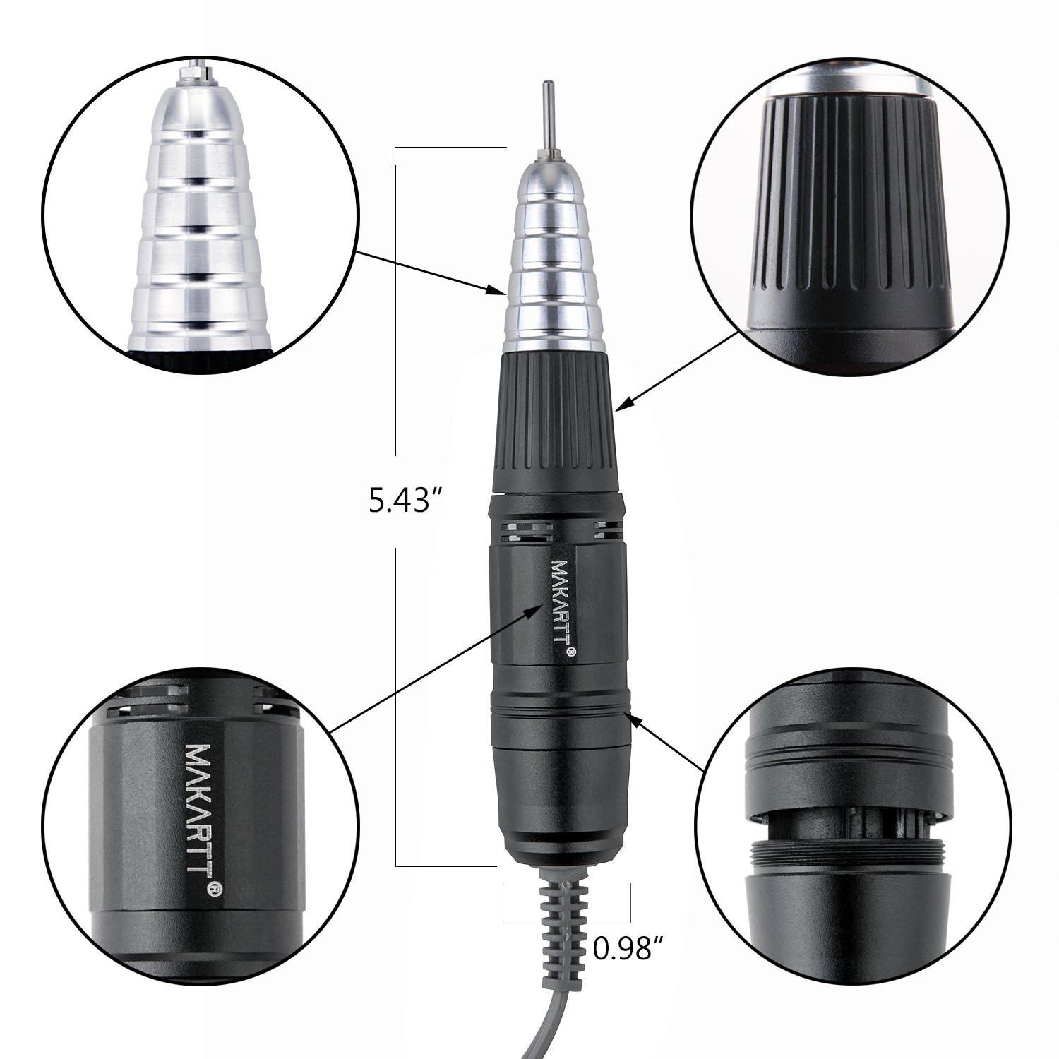 Electric Nail Drill File Professional Manicure Pedicure Tool Fast Remove Polish