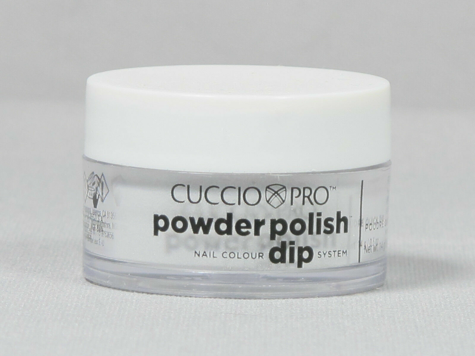 CUCCIO PRO Dipping Dip Powder Polish Nail Color Siver w/silver Mica 0.5 oz /14g