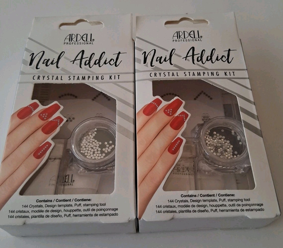 Nail Addict Crystal Stamping Kit Set Of 2