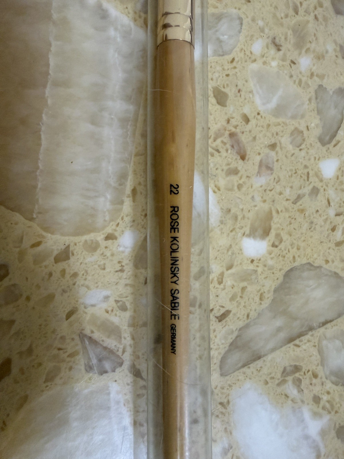 Rose Kolinsky Sable Germany Acrylic Nail Brush Size 22