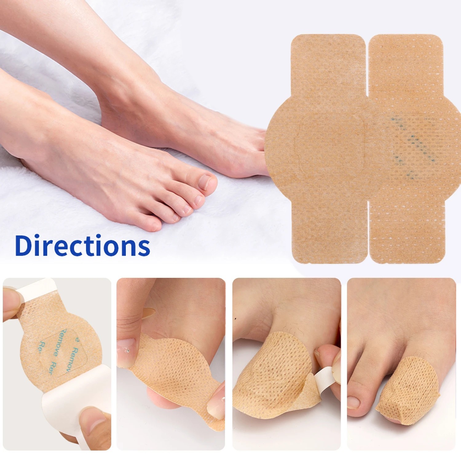 21 Pcs Fungal Nail Patches – Extra Strength Toenail Fungus Treatment Overnight