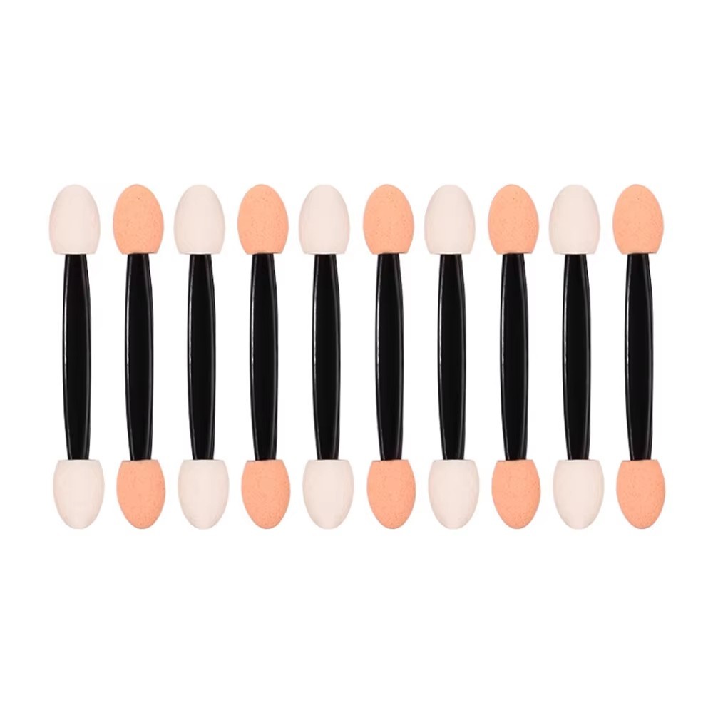 50PCS Nail Powder Sponge Brushes Double Sided Chrome Pigment Applicator