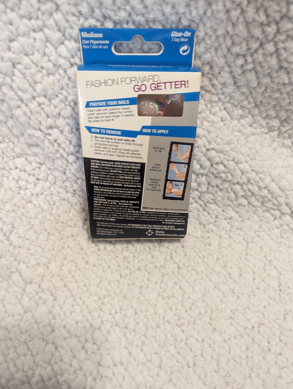 Broadway Nails Divine Medium Length BFAOZ (Fast French Flawless Fit Salon)