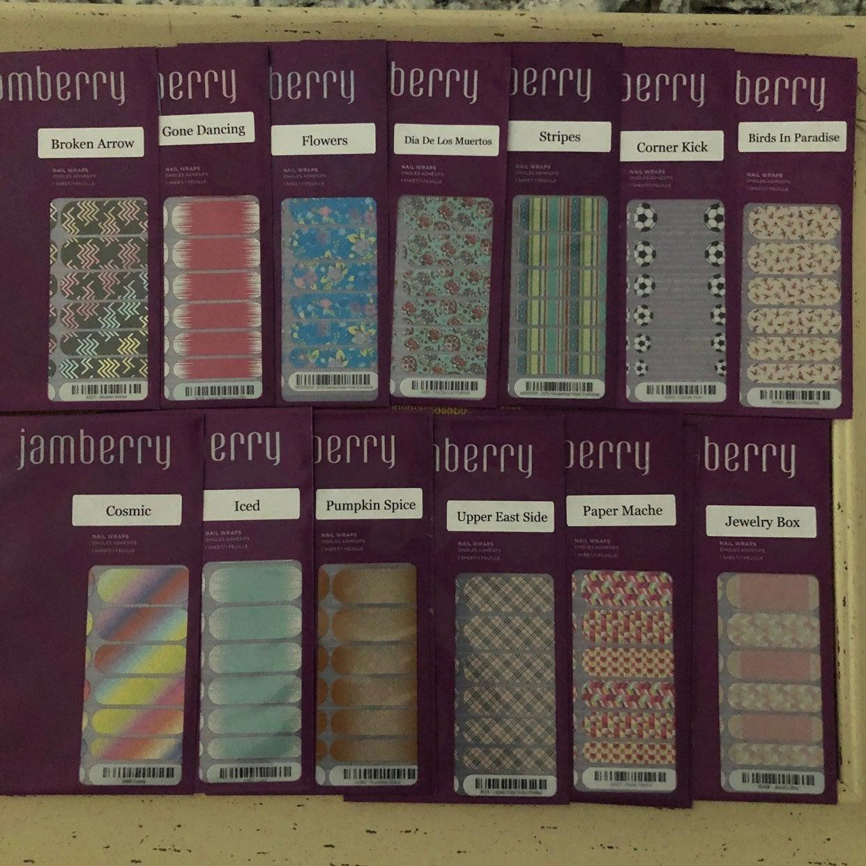 Jamberry Nail Wraps – 2 Sheets -You pick