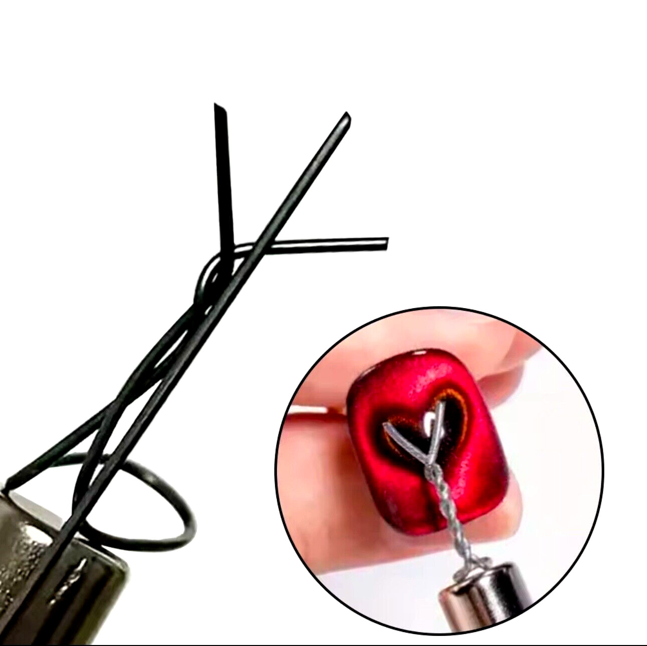 Nail Magnets Paper Clips Cat Eyes Iron Wires Heart Magnet Strong Magnet Rods.