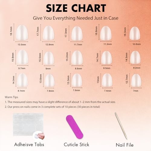 Cat Eye Press on Nails Short, Chrome Press on Nails Oval, Thick Glazed Pink