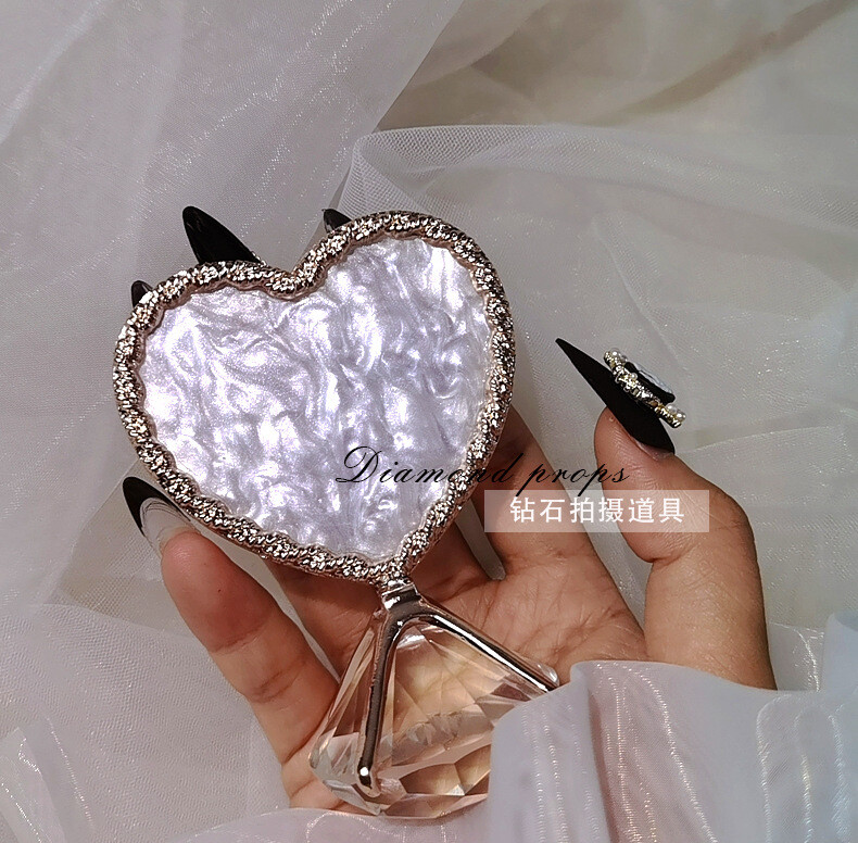 1 Pcs Nail Art Palette with Diamond Base for Tips Display Stand Cosmetic Tools