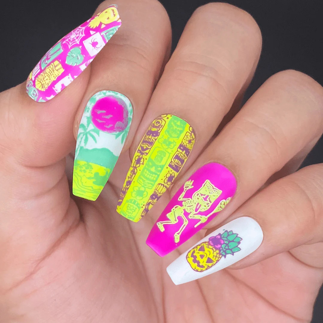 Creepy Tiki: Tiki Terror (MXM112) – Nail Stamping Plate