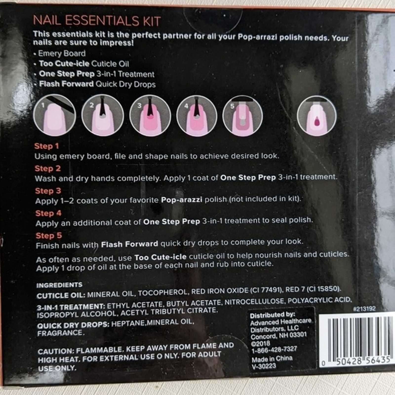 NEW Pop-arazzi Dazzling Nail Art & Essentials Kit **NEW** Gems, Stickers, Oil