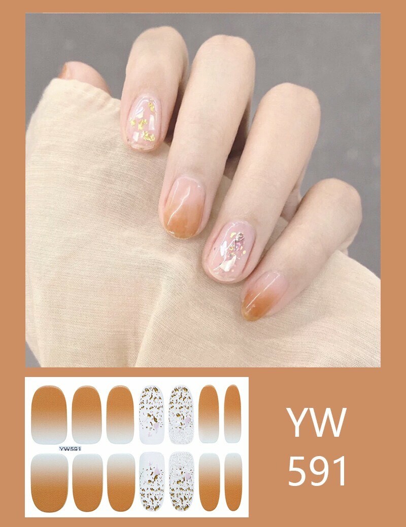 Wraps Stickers Nail 14 Self-Stick Fashion Decoration Nail Art Sheets